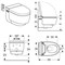 AquaClean Mera Comfort подвесной унитаз-биде, белый 146.210.11.1 - фото 70468 AquaClean Mera Comfort подвесной унитаз-биде, белый 146.210.11.1 - фото 70468