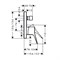 Set HG Vivenis смеситель для ванны (75415670+01800180), матовый черный 75415670S - фото 71261 Set HG Vivenis смеситель для ванны (75415670+01800180), матовый черный 75415670S - фото 71261