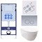 SET AQUATEK ПОЛАРИС (рама AQUATEK Standard INS-0000012+унитаз ПОЛАРИС AQ0700-00 с тонким сиденьем soft-close+ крепеж KKI-0000002 +панель KDI-0000036) SET AQUATEK ПОЛАРИС-036 4в1 - фото 72930