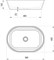 Умывальник SOLO 580 белый со скрытым переливом XJX01358000