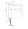 TIERA смеситель для раковины 191 матовый черный 102188003C1EX - фото 75305 TIERA смеситель для раковины 191 матовый черный 102188003C1EX - фото 75305
