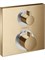 Set HG Ecostat Square термостатический смеситель для душа (15714140+01800180) шлиф.бронза 15714140S - фото 76185 Set HG Ecostat Square термостатический смеситель для душа (15714140+01800180) шлиф.бронза 15714140S - фото 76185