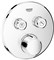 Grohtherm SmartControl Внешняя часть смесителя на 2 выхода, хром 29145000 - фото 78221 Grohtherm SmartControl Внешняя часть смесителя на 2 выхода, хром 29145000 - фото 78221