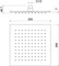 квадратный верхний душ 250*250*7 мм, матовый черный AQ2076MB - фото 84078 квадратный верхний душ 250*250*7 мм, матовый черный AQ2076MB - фото 84078
