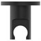 IDEALRAIN Держатель с подключением душевой лейки 1/2", матовый черный BC807XG