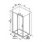 BLSPS-80 черный+Transparent, неподвижная стенка X9BM40300Z1 - фото 86737 BLSPS-80 черный+Transparent, неподвижная стенка X9BM40300Z1 - фото 86737