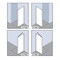 CADA XS CK TWD 02520 VPK Боковая стенка для комбинации с дверью 220-270/2000, профиль серебро/глянец + стекло прозрачное ESG с покрытием CADAClean CKTWD02520VPK - фото 86790 CADA XS CK TWD 02520 VPK Боковая стенка для комбинации с дверью 220-270/2000, профиль серебро/глянец + стекло прозрачное ESG с покрытием CADAClean CKTWD02520VPK - фото 86790
