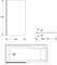 STRUKTURA Шторка для ванны, черный E6D042-BL - фото 87218 STRUKTURA Шторка для ванны, черный E6D042-BL - фото 87218