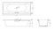 Volute Volute ванна 180x80, белая (заказывается отдельно слив-перелив 99314T-CP) E6D900-0 - фото 87251 Volute Volute ванна 180x80, белая (заказывается отдельно слив-перелив 99314T-CP) E6D900-0 - фото 87251