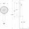 AWAKEN душевой гарнитур Geometric 60 см E99898RU-CP - фото 87344 AWAKEN душевой гарнитур Geometric 60 см E99898RU-CP - фото 87344