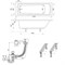 SET DOMINO PLUS (3 в 1)(ванна C631R00000+опора CY00030000+слив квадратный X01507) 70508024 - фото 89992 SET DOMINO PLUS (3 в 1)(ванна C631R00000+опора CY00030000+слив квадратный X01507) 70508024 - фото 89992