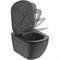 TESI AquaBlade® Подвесной унитаз Silk Black, гл. смыв, сидение и крышка T3528V3 или T3527V3 заказывается дополнительно, с крепежом TT0299598 T0079V3 - фото 90096 TESI AquaBlade® Подвесной унитаз Silk Black, гл. смыв, сидение и крышка T3528V3 или T3527V3 заказывается дополнительно, с крепежом TT0299598 T0079V3 - фото 90096