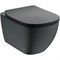 TESI AquaBlade® Подвесной унитаз Silk Black, гл. смыв, сидение и крышка T3528V3 или T3527V3 заказывается дополнительно, с крепежом TT0299598 T0079V3 - фото 90097 TESI AquaBlade® Подвесной унитаз Silk Black, гл. смыв, сидение и крышка T3528V3 или T3527V3 заказывается дополнительно, с крепежом TT0299598 T0079V3 - фото 90097