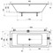 Ванна FORMY 01 SLIM 180x80 белая C881300000 - фото 90983 Ванна FORMY 01 SLIM 180x80 белая C881300000 - фото 90983