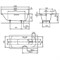 Ванна Saniform Plus Мод.372-1 160х75х41 белый 112500010001 - фото 91076 Ванна Saniform Plus Мод.372-1 160х75х41 белый 112500010001 - фото 91076
