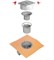 Точечный слив воды 10х10 см Huppe Master S матовый 47H0026000000005 - фото 92290 Точечный слив воды 10х10 см Huppe Master S матовый 47H0026000000005 - фото 92290