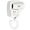 Фен для волос настенный "Puff-1200B", белый, 1,2 кВт, с доп. розеткой 1405.002