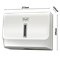 Диспенсер бумажных полотенец Puff-5130, белый, с замком, ABS-пластик 1402.002