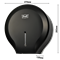 Диспенсер туалетной бумаги Рuff-7130Bl, черный, с замком, ABS-пластик 1402.007
