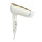 Фен для волос в ванную комнату без креплений, ПЕРЕНОСНОЙ, белый с золотом, 1600W 6831