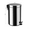 Ведро из нержавеющей стали, с педалью, круглое, 7 литров, цвет ХРОМ. 107