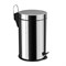 Ведро из нержавеющей стали, с педалью, круглое, 12 литров, цвет ХРОМ. 112