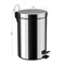 Ведро из нержавеющей стали, с педалью, круглое, 12 литров, цвет ХРОМ. 112