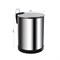 Ведро из нержавеющей стали, СЕНСОРНОЕ, круглое, 5 л. Нержавеющая сталь SUS 410. Цвет ХРОМ. 1005