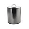Ведро из нержавеющей стали, с педалью, круглое, 5 литров, с декоративной поверхностью, цвет ХРОМ. 105-S