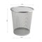 Ведро круглое, 12 л, сетчатое, офисное, металлическое, без крышки. Нержавеющая сталь SUS 410. Цвет СЕРЫЙ. 420