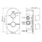 Смеситель для ванны и душа (Berkel 4800) 4844 Thermo 4844 Thermo