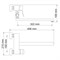 Смеситель для ванны (Aller 1060 WHITE) 1062LW 1062LW