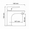 Смеситель для раковины (Leine 3500) 3504 3504